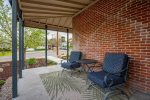 Patio seating offers additional space to unwind and soak in the Paso Robles experience
